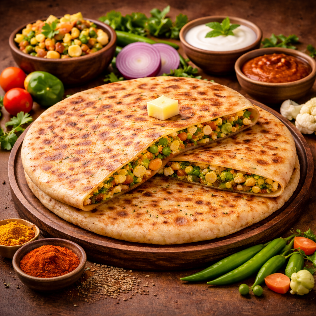 Mix Veg Paratha