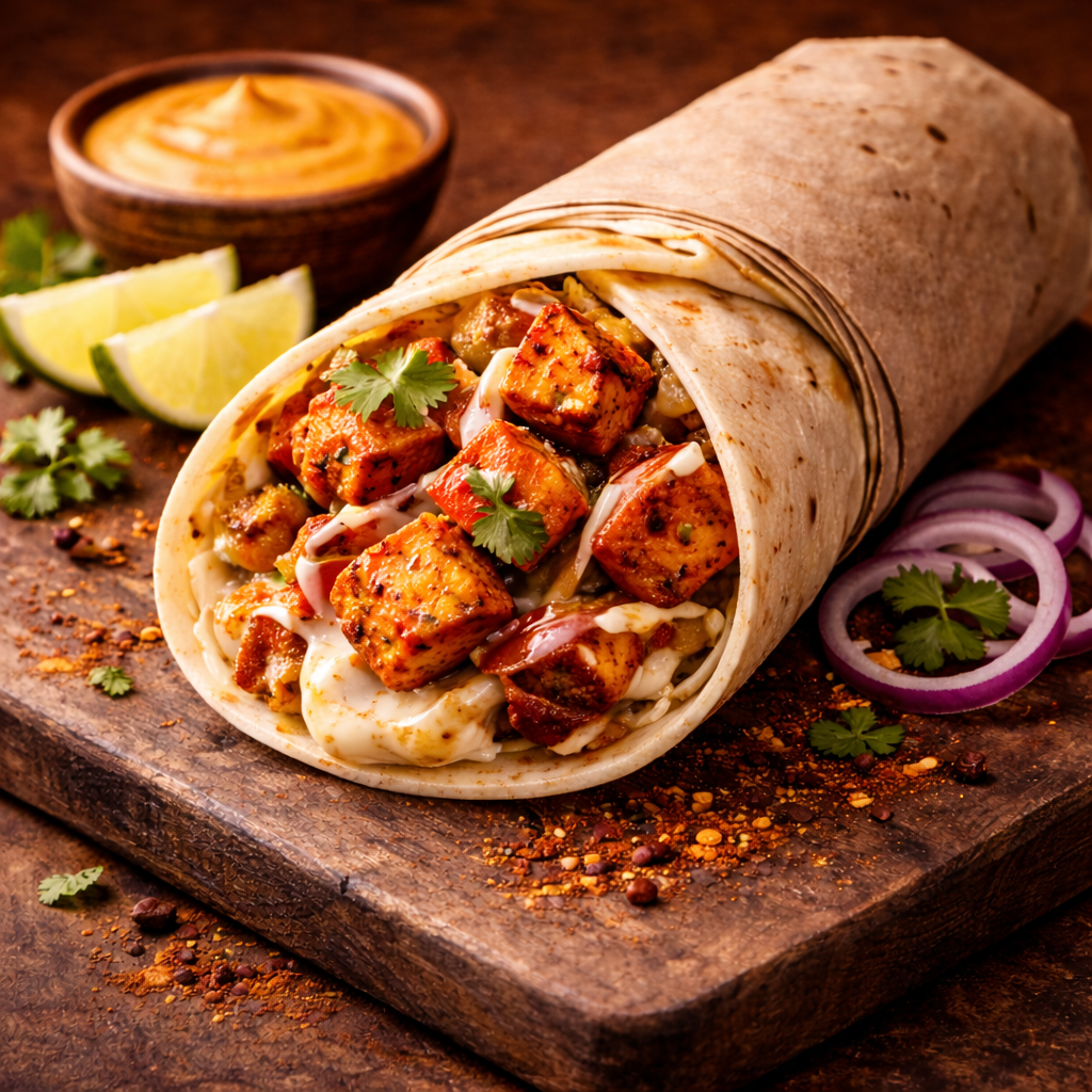 Paneer Tikka Frankie